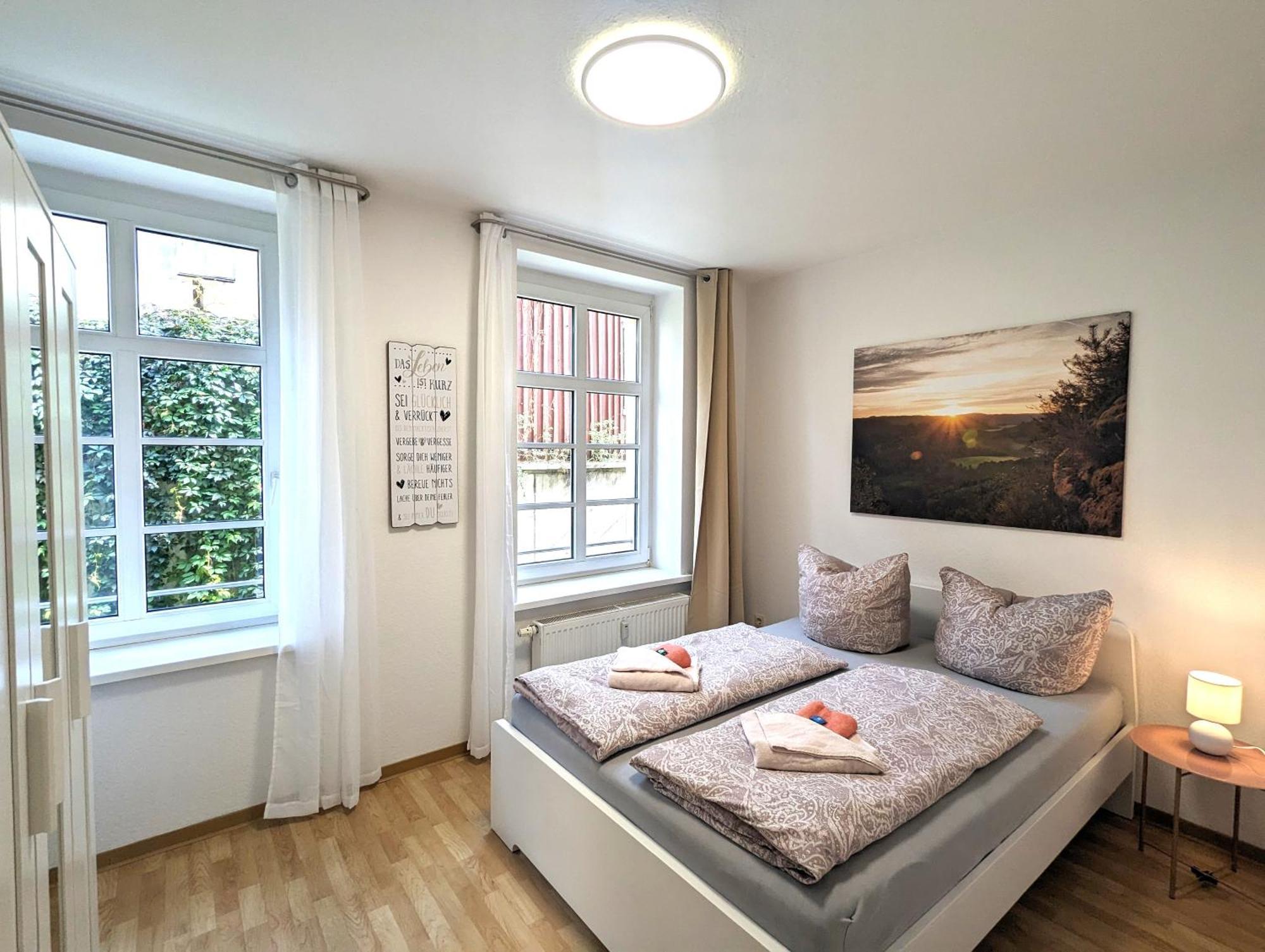 Hw2B - Urlaubsmagie - Wohlfuehlwohnung Mit Balkon, Pool, Sauna & Terrasse Sebnitz Exterior photo